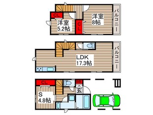 Ｋｏｌｅｔ千住大橋＃05の物件間取画像